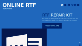 What Rtf.repair website looked like in 2016 (7 years ago)