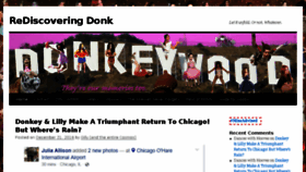 What Rebloggingdonk.com website looked like in 2016 (7 years ago)