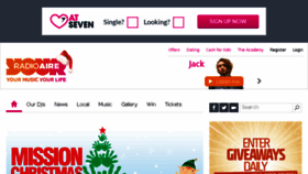 What Radioaire.co.uk website looked like in 2016 (7 years ago)