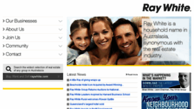 What Raywhitegroup.com.au website looked like in 2016 (7 years ago)