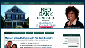 What Redbankdentistry.com website looked like in 2016 (7 years ago)