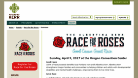 What Race4theroses.org website looked like in 2016 (7 years ago)