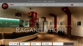 What Raganellihotel.it website looked like in 2016 (7 years ago)