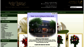 What Rotheflorists.com website looked like in 2016 (7 years ago)