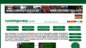 What Runningcrazy.co.uk website looked like in 2016 (9 years ago)