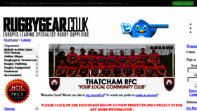 What Rugbygear.co.uk website looked like in 2016 (7 years ago)