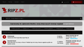 What Ripz.pl website looked like in 2016 (7 years ago)
