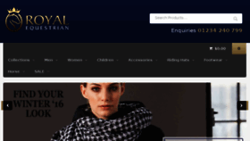 What Royalequestrian.co.uk website looked like in 2016 (8 years ago)