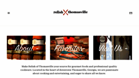 What Relishthomasville.com website looked like in 2016 (7 years ago)