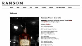 What Ransomspirits.com website looked like in 2016 (7 years ago)