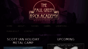 What Rockacademy.com website looked like in 2016 (7 years ago)