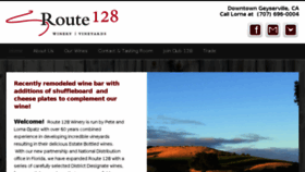 What Route128winery.com website looked like in 2016 (7 years ago)