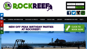 What Rockreef.co.uk website looked like in 2016 (7 years ago)