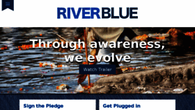 What Riverbluethemovie.com website looked like in 2016 (7 years ago)