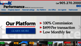 What Remaxperformance.ca website looked like in 2016 (7 years ago)