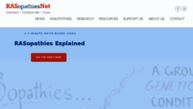 What Rasopathiesnet.org website looked like in 2016 (7 years ago)