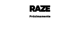What Raze.tv website looked like in 2016 (7 years ago)