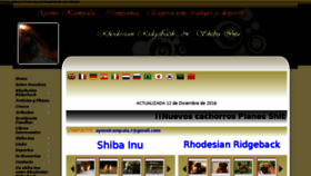 What Rhodesiandogs.com website looked like in 2016 (7 years ago)