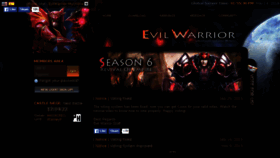 What Rampage.evilwarrior.com website looked like in 2016 (7 years ago)