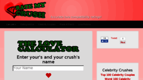What Ratemycrush.com website looked like in 2017 (7 years ago)