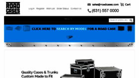 What Roadcases.com website looked like in 2017 (7 years ago)