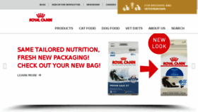 What Royalcanin.us website looked like in 2017 (7 years ago)