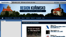 What Regionkurimsko.cz website looked like in 2017 (7 years ago)