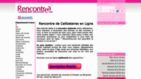 What Rencontrea.com website looked like in 2017 (7 years ago)
