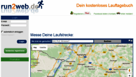 What Run2web.de website looked like in 2017 (7 years ago)