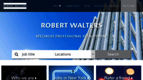 What Robertwalters-usa.com website looked like in 2017 (7 years ago)