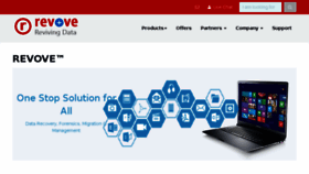 What Revove.com website looked like in 2017 (7 years ago)