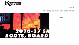 What Rodgersskiandsport.com website looked like in 2017 (7 years ago)