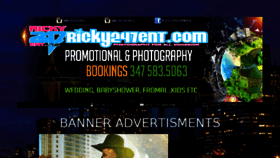 What Ricky247ent.com website looked like in 2017 (7 years ago)