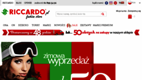 What Riccardo.pl website looked like in 2017 (7 years ago)