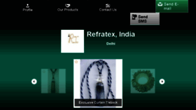 What Refratexindia.com website looked like in 2017 (7 years ago)