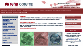 What Reha-oprema.com website looked like in 2017 (7 years ago)