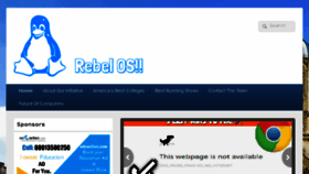 What Rebel-os.com website looked like in 2017 (7 years ago)
