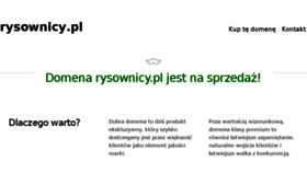 What Rysownicy.pl website looked like in 2017 (7 years ago)