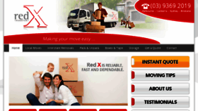 What Redx.com.au website looked like in 2017 (7 years ago)