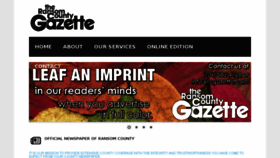 What Rcgazette.com website looked like in 2017 (7 years ago)