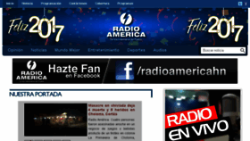 What Radioamericahn.net website looked like in 2017 (7 years ago)