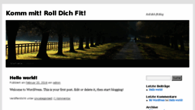 What Rolldichfit.com website looked like in 2017 (7 years ago)