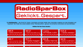 What Radiosparbox.de website looked like in 2017 (7 years ago)