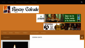 What Rinconcofrade.com website looked like in 2017 (7 years ago)