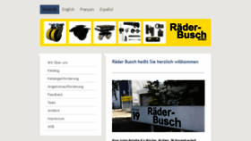 What Raeder-busch.com website looked like in 2017 (7 years ago)