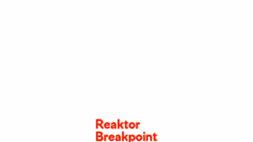 What Reaktorbreakpoint.com website looked like in 2017 (7 years ago)