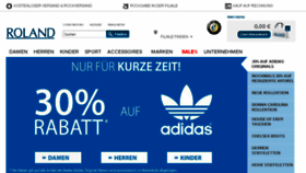 What Roland-schuhe.de website looked like in 2017 (7 years ago)