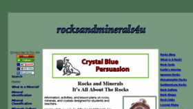 What Rocksandminerals4u.com website looked like in 2017 (7 years ago)