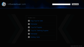 What Rottweilerlover.com website looked like in 2017 (7 years ago)