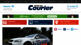 What Rousehillcourier.com.au website looked like in 2017 (7 years ago)